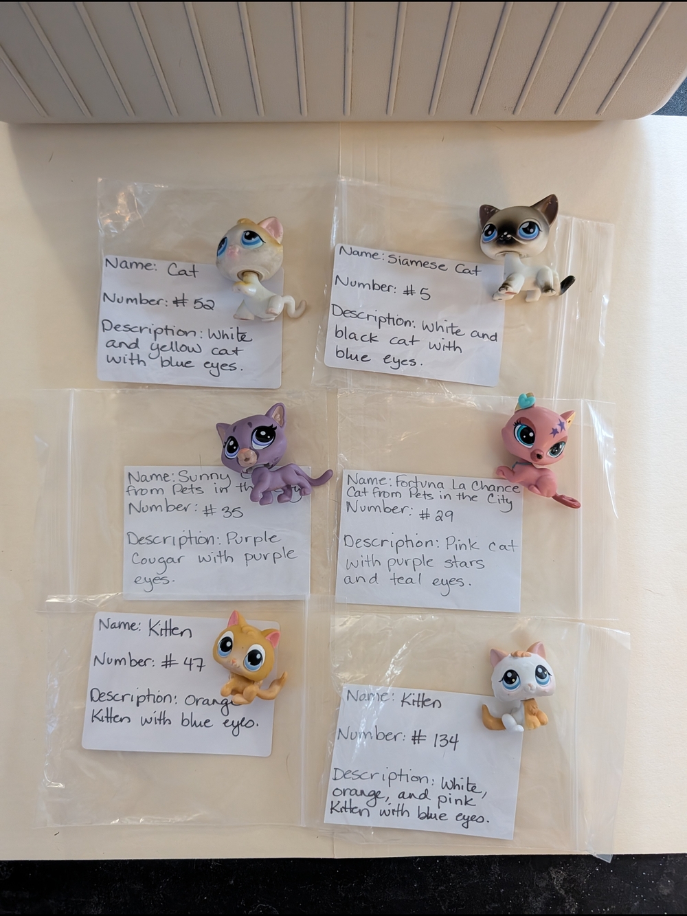 Littlest Pet Shop Mini Cat Figures - Assorted Colors